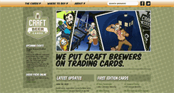 Desktop Screenshot of craftbeercards.com