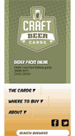 Mobile Screenshot of craftbeercards.com